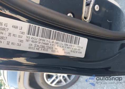 2020 Jeep Compass Sun And Safety Fwd z USA, uszkodzony, nr VIN 3C4NJCBB6LT224576